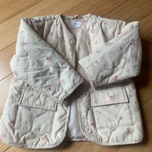 Jamie Kay Pink Floral Puffer Jacket